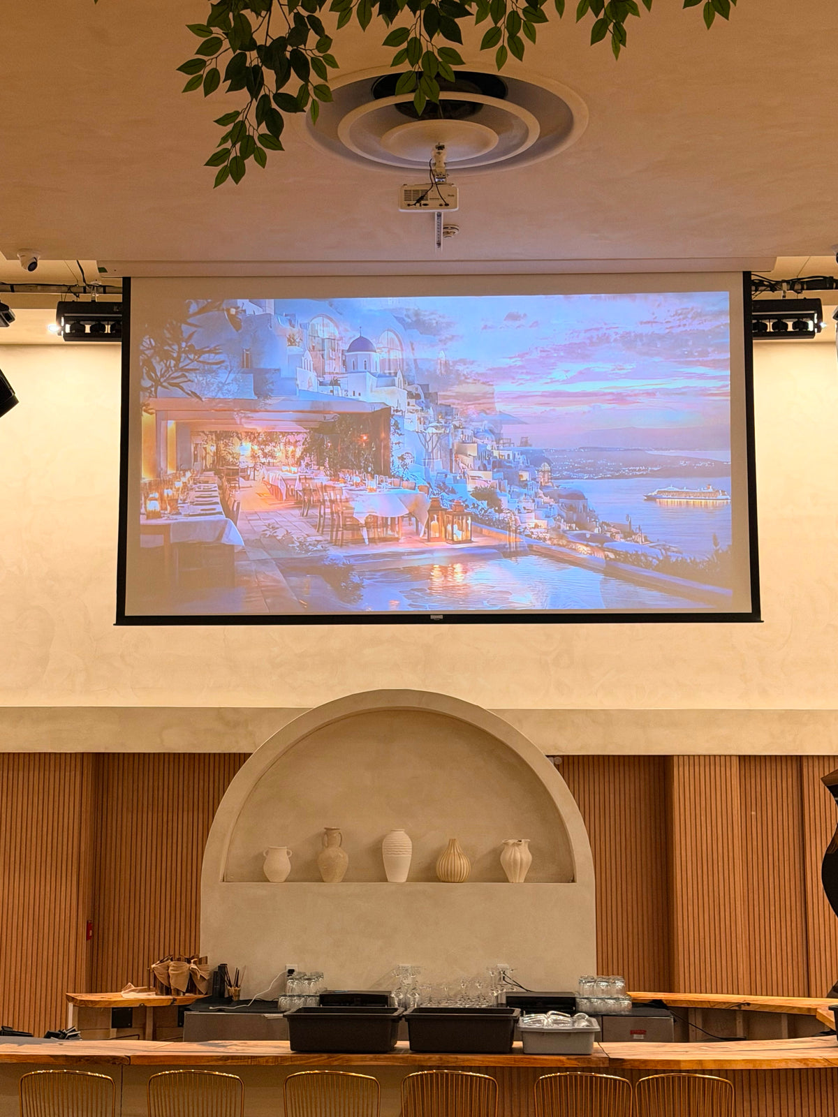 Presentation setup at ALIA